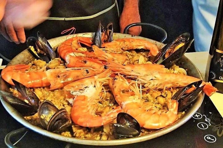 Boqueria Guided Market Tour and Paella Cooking Class