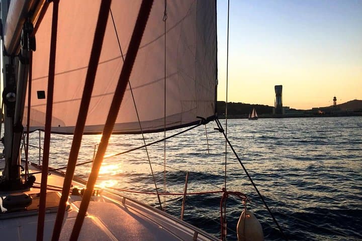 Barcelona Unique Sunset Sailing Experience with Tapas & Open Bar