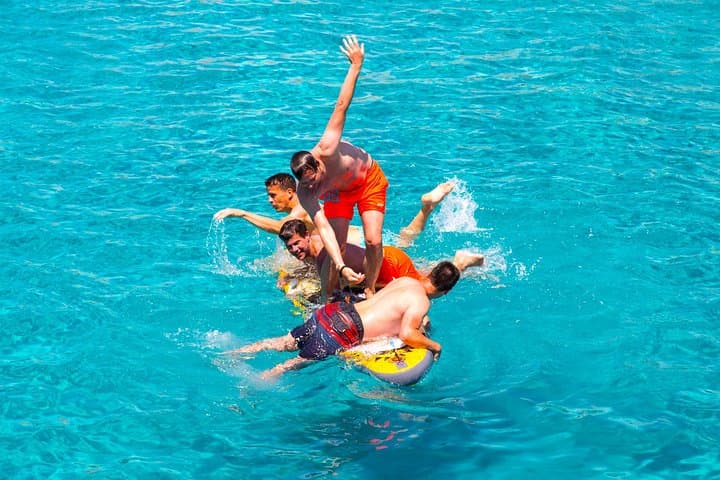 paddle boards onboard