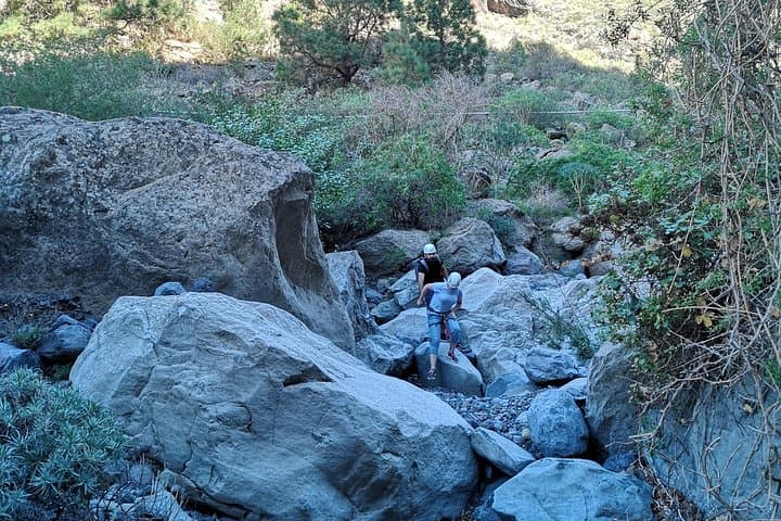 Canyoning in a Natural Protected Space