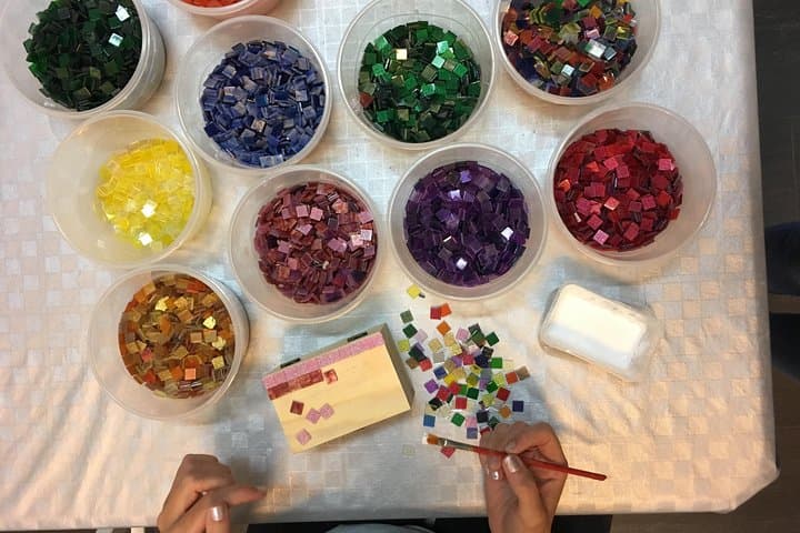 Mosaic class for children Barcelona