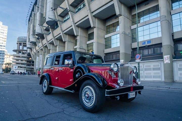 Historic and Modern Madrid by Classic Car Private Tour