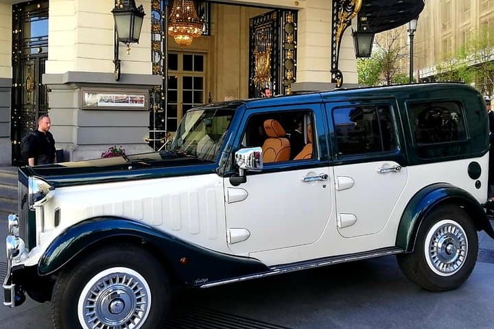 Historic and Modern Madrid by Classic Car Private Tour