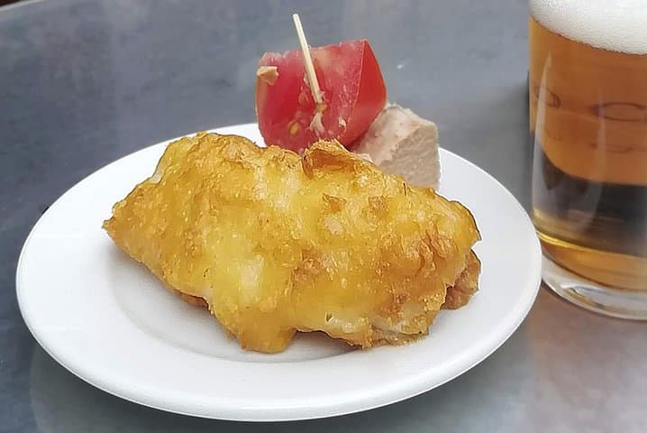 Tajada of Cod and Banderilla of Tuna