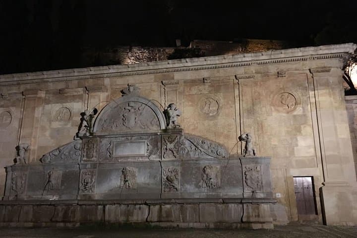 Pillar of Carlos V in the Alhambra