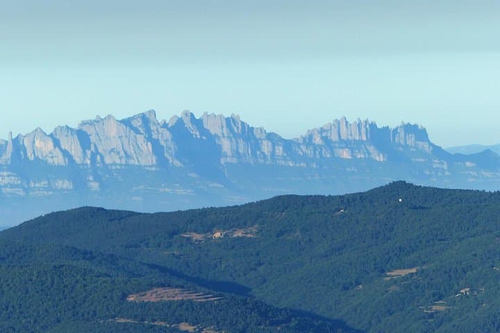 Montserrat from a Hot-air Balloon, just impressive