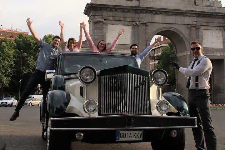 Historic and Modern Madrid by Classic Car Private Tour