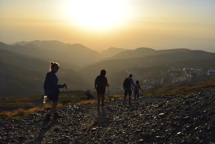 Sunset at 2,500m in Sierra Nevada