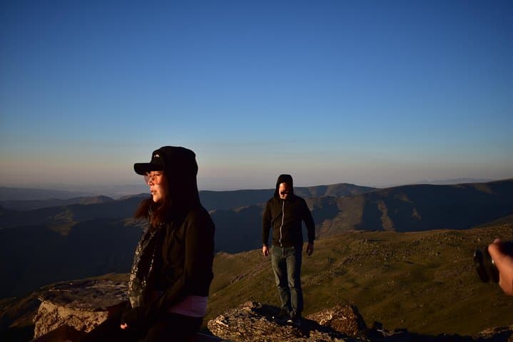Sunset at 2,500m in Sierra Nevada