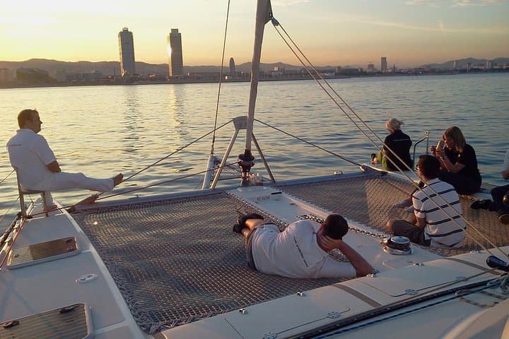 Catamaran Experience 24-28 passengers from Port Olimpic Barcelona