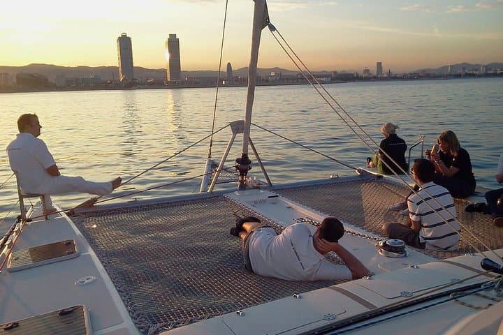 Catamaran Experience 17-20 passengers from Port Olimpic Barcelona