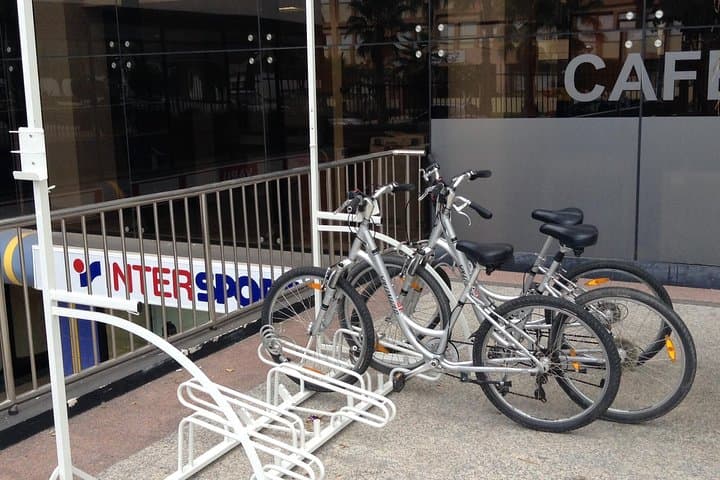 Free Bike Parking at most hotels of the Tenerife south.