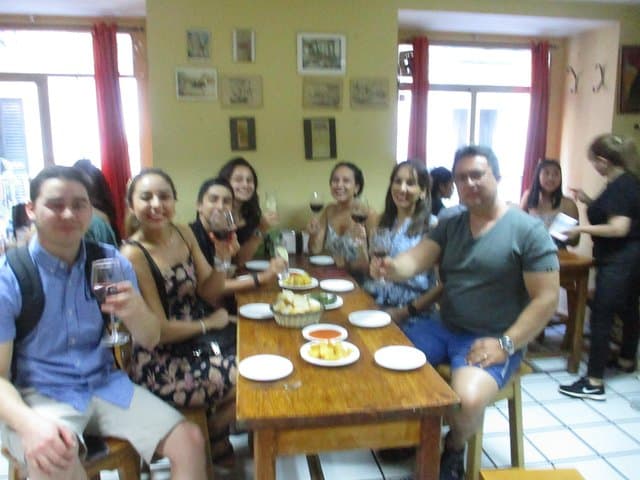 Tapas and history tour ending with churros with chocolate