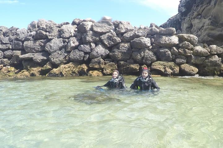 Baptism of diving in the Natural Park of the Strait