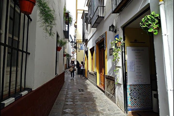 Walking tour through the picturesque streets of the Jewish quarter of Santa Cruz.