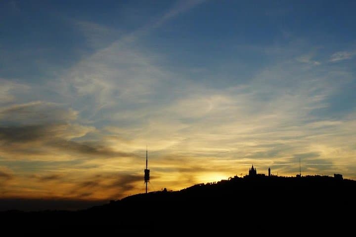 BrightSide Tours: sunset on Tibidabo Hill.
