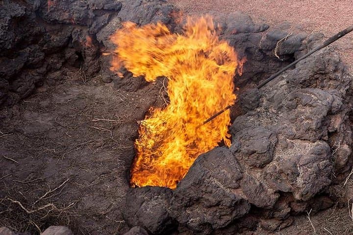 Volcano fire