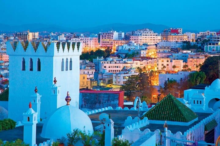 Tangier at nightfall