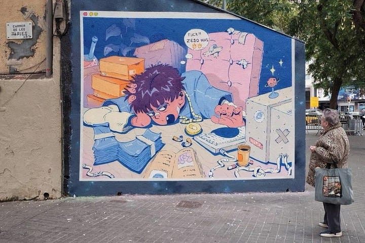 Raval Street Art and Graffiti Guided Tour in Barcelona