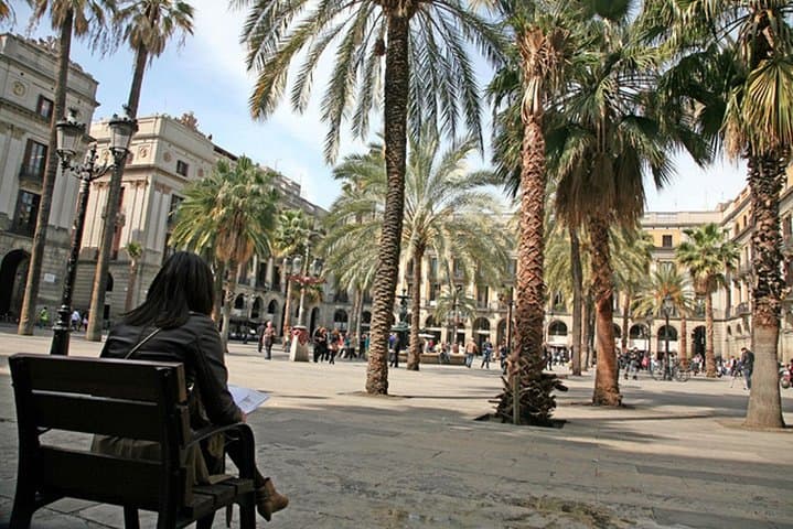 Plaza Real - perfect for relaxed stop