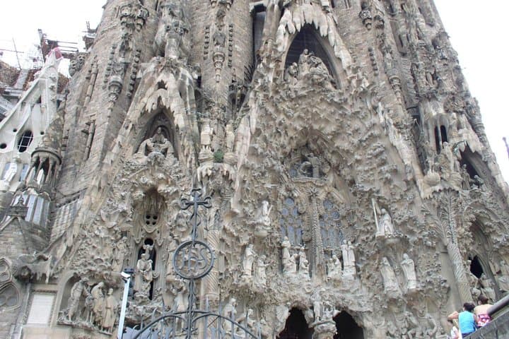 Sagrada familia Nativity facade.