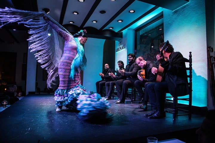 Flamenco Show at Tablao El Arenal with Drink and Optional Dinner or Tapas