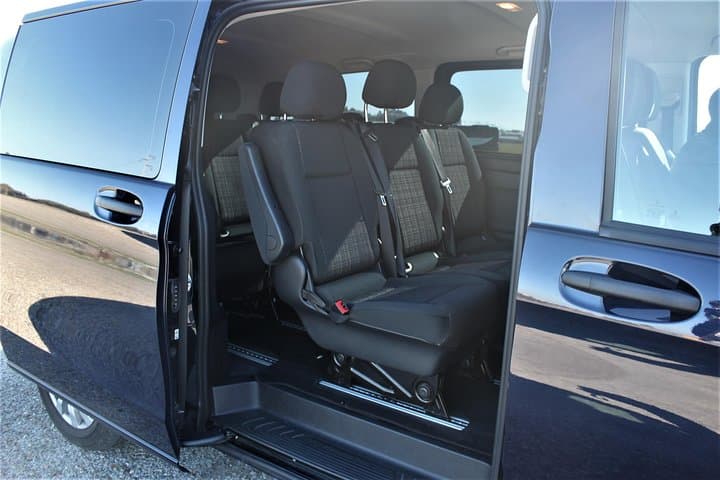 One-way transfer by minivan from Seville Airport to hotel in Seville Center