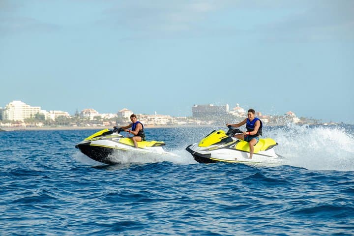Tenerife Water Sports Package with 40 Min. Jet Ski and Parascending for 2 People