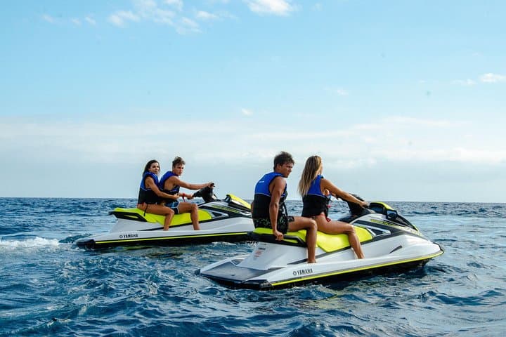 Tenerife Water Sports Package with 40 Min. Jet Ski and Parascending for 2 People