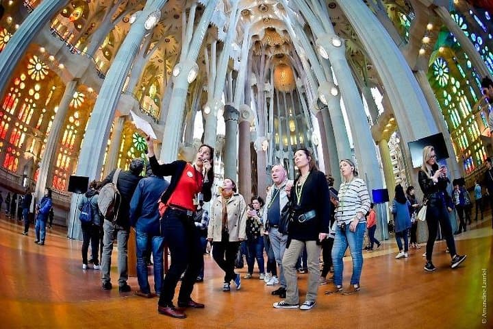 Sagrada Familia inside.VisitBarca