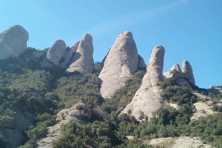 Hiking In Montserrat,near Barcelona