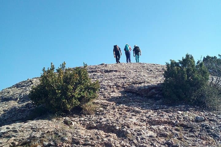 Hiking In Montserrat,near Barcelona