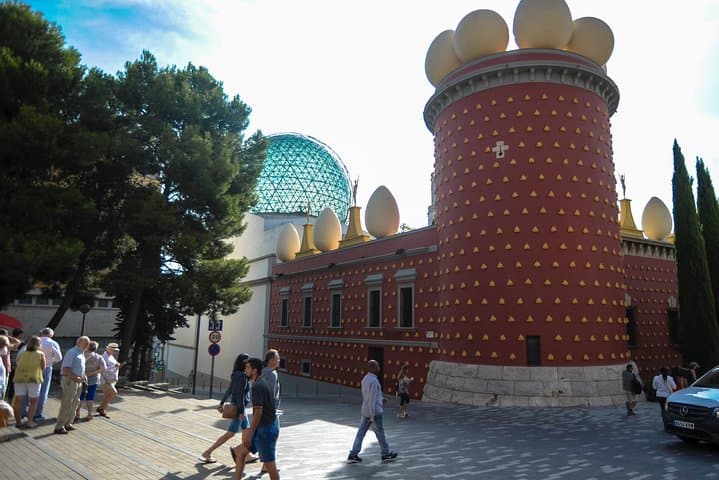 The unmistakable Dali Museum in Figueres.