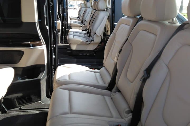 V class 7 passengers inside