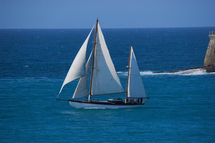 Sunset San Sebastian classic yacht