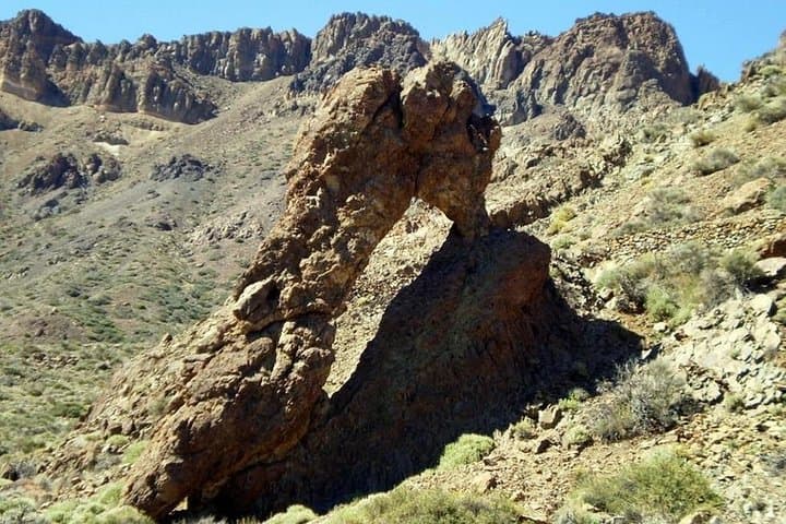 Queens shoe - rock in the national park Teide