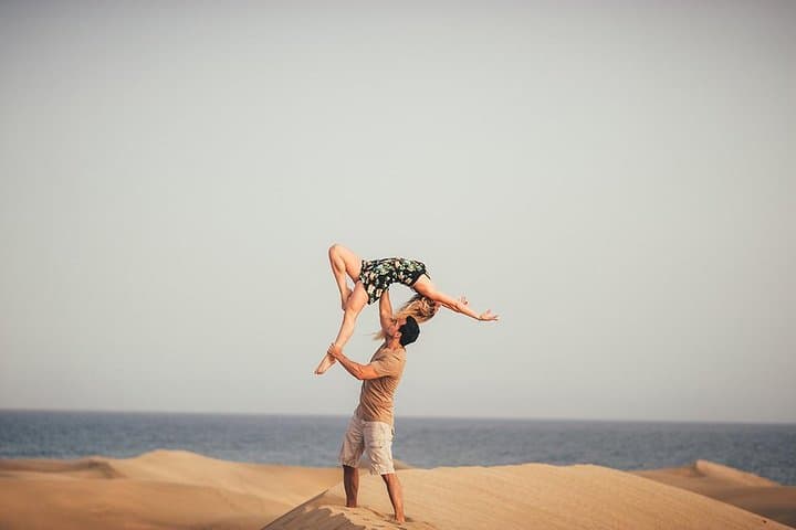 Photoshooting in the Maspalomas Dunes
