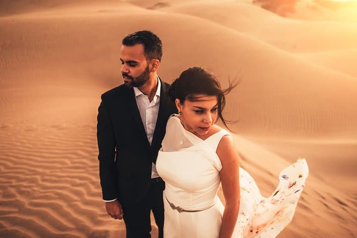 Photoshooting in the Maspalomas Dunes