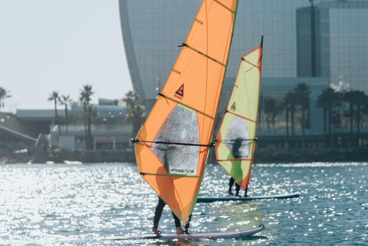 Sail in front of the W Hotel
