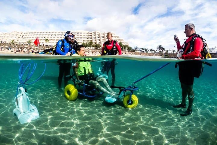 Sea Trek and Diving for handicaped people