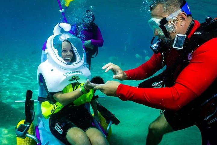 Sea Trek and Diving for handicaped people