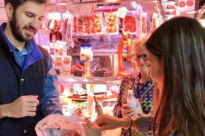 Tasting best snacks at the Central Market