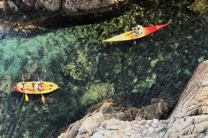 Kayak excursion in Playa de Aro