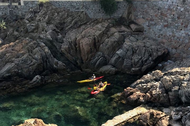 Kayak excursion in Playa de Aro