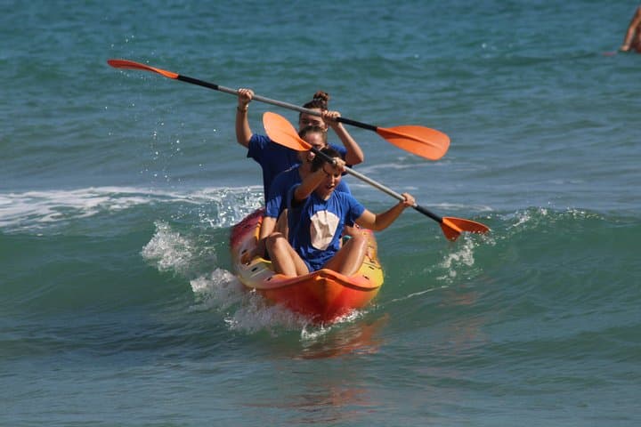 Kayak trip with Campello Surf Club in El Campello (Alicante)