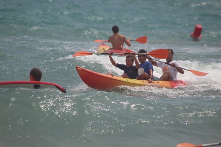 Kayak trip with Campello Surf Club in El Campello (Alicante)