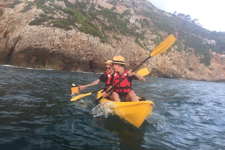 Kayak and snorkel excursion to Cova Tallada