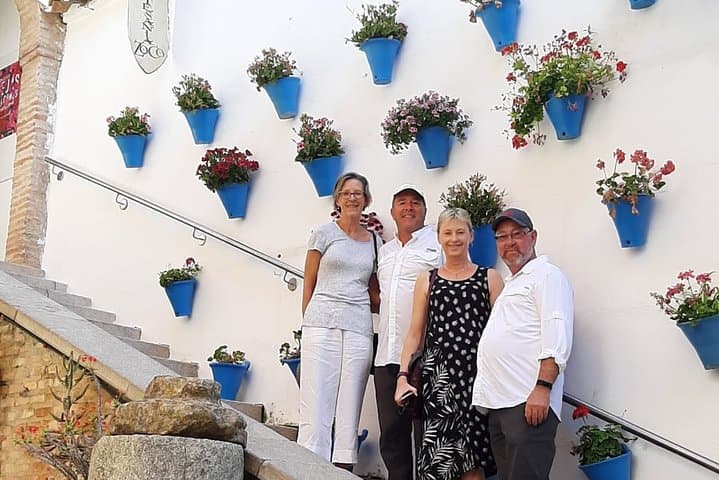 Colourful flowerpots in Cordoba