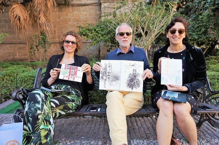 I DRAW Malaga: Art and Drawing Lesson - by OhmyGoodGuide!