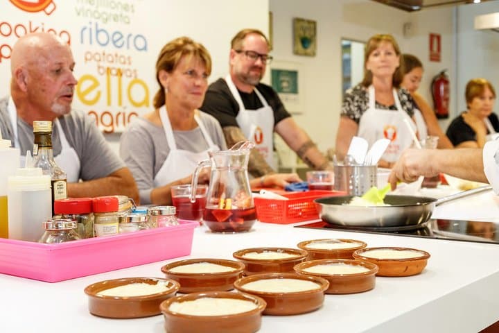 Spanish Cooking Class Paella Tapas and Sangria in Madrid